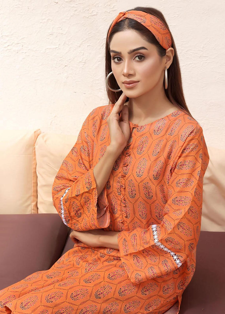 Robes Pret Printed Lawn 2 Piece Suit ZARA