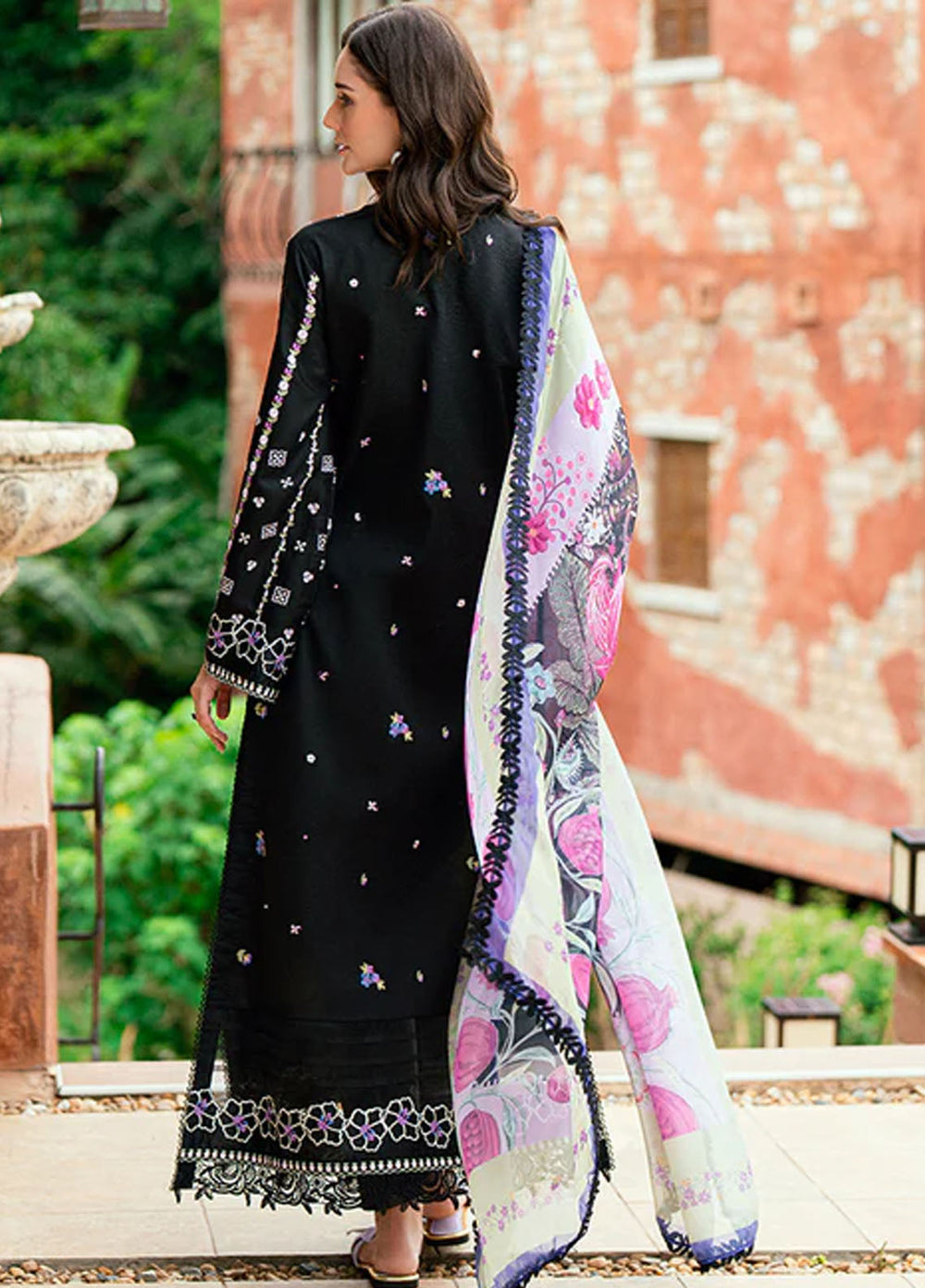Roheenaz Embroidered Lawn Suits Unstitched 3 Piece D-02 A Sireli - Summer Collection