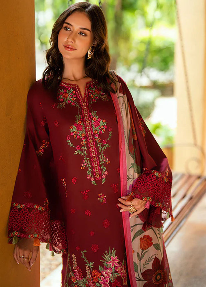 Roheenaz Embroidered Lawn Suits Unstitched 3 Piece D-05 B Calira - Summer Collection