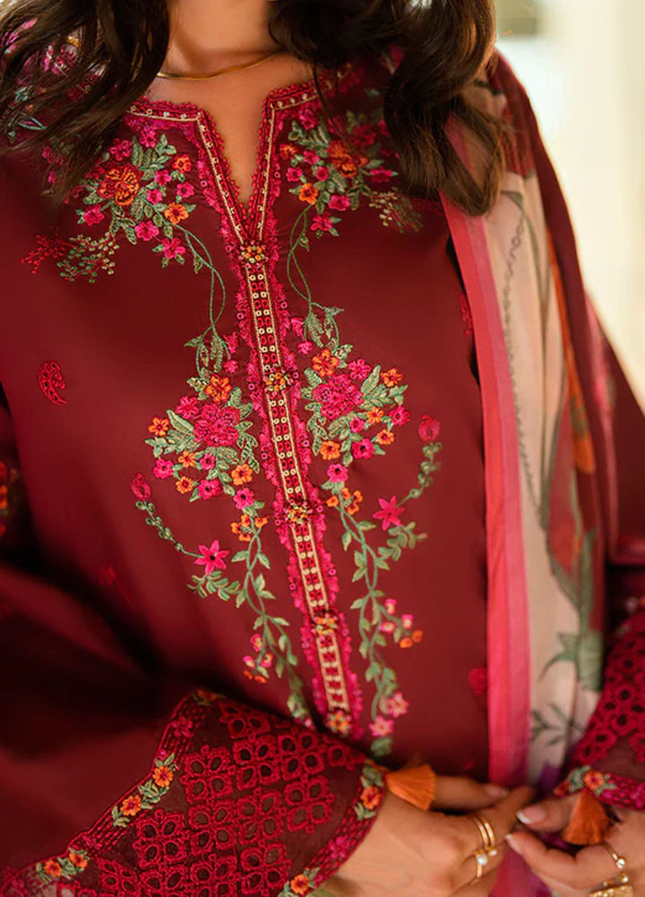 Roheenaz Embroidered Lawn Suits Unstitched 3 Piece D-05 B Calira - Summer Collection