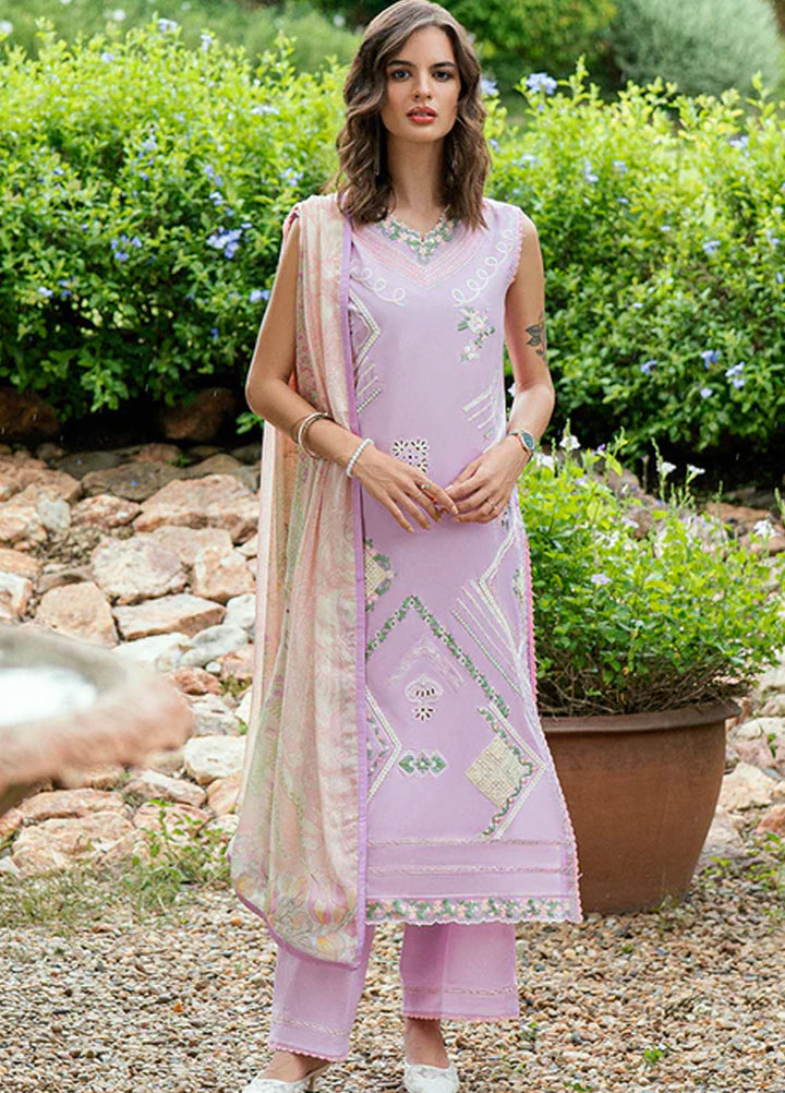 Roheenaz Embroidered Lawn Suits Unstitched 3 Piece D-06 B Mirielle - Summer Collection