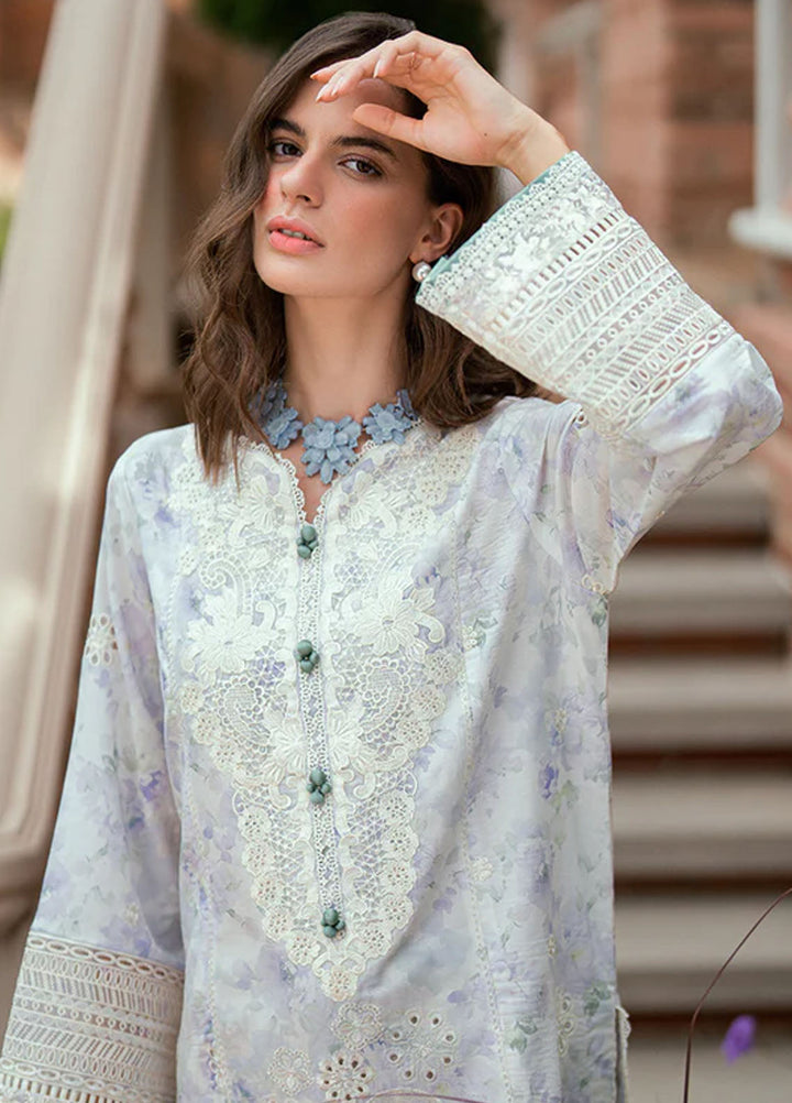 Roheenaz Embroidered Lawn Suits Unstitched 3 Piece D-08 A Aeris - Summer Collection