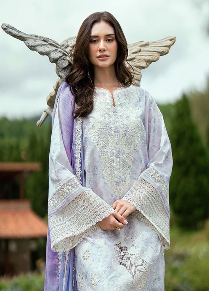 Roheenaz Embroidered Lawn Suits Unstitched 3 Piece D-08 B Florin - Summer Collection