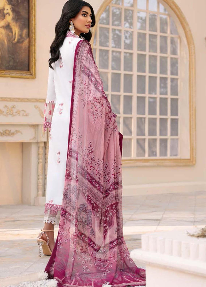 Roheenaz Embroidered Lawn Suits Unstitched 3 Piece RO22L-2 RNZ22S-04B - Summer Collection