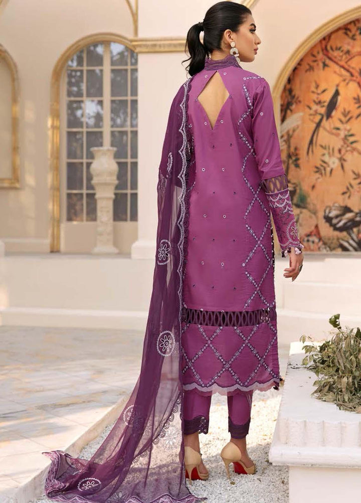 Roheenaz Embroidered Lawn Suits Unstitched 3 Piece RO22L-2 RNZ22S-05B - Summer Collection