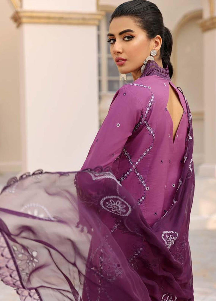 Roheenaz Embroidered Lawn Suits Unstitched 3 Piece RO22L-2 RNZ22S-05B - Summer Collection