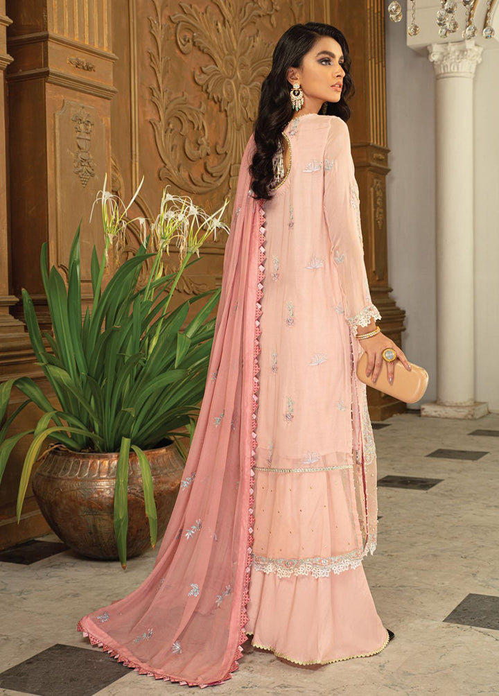 Roheenaz Embroidered Chiffon Suits Unstitched 3 Piece RO21C 03 - Luxury Collection