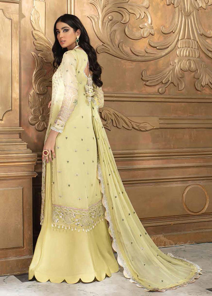 Roheenaz Embroidered Chiffon Suits Unstitched 3 Piece RO21C 05 - Luxury Collection