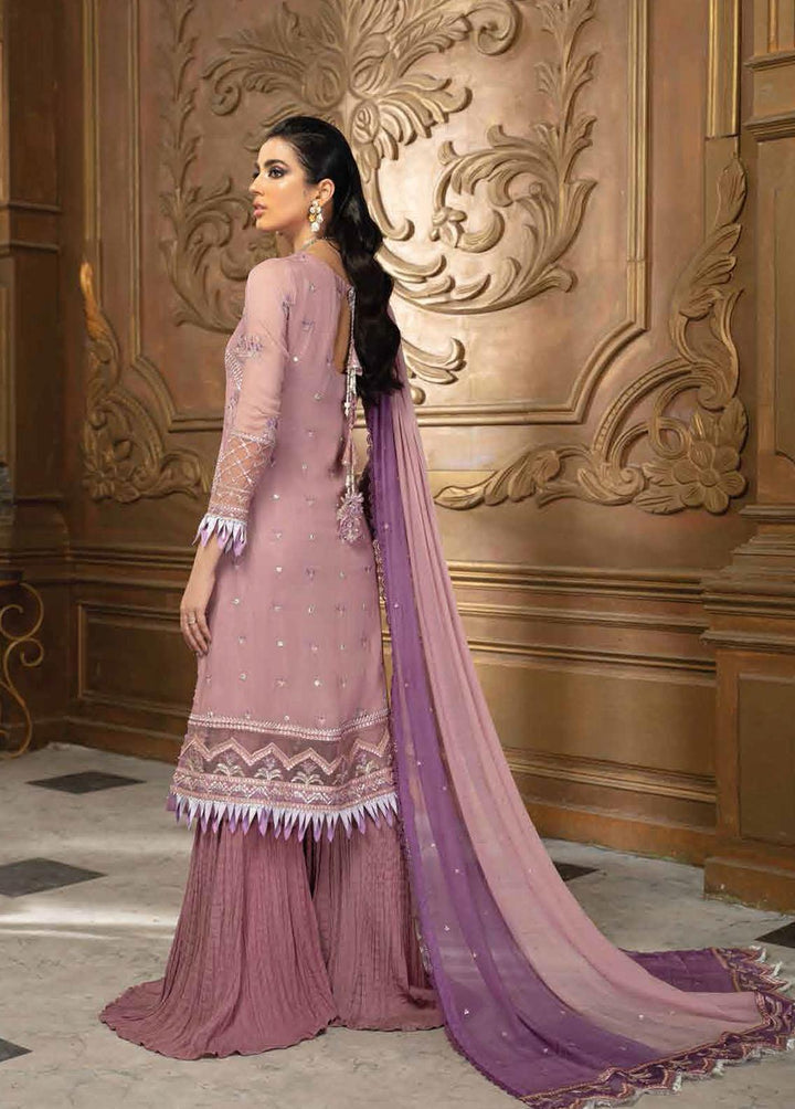 Roheenaz Embroidered Chiffon Suits Unstitched 3 Piece RO21C 10 - Luxury Collection