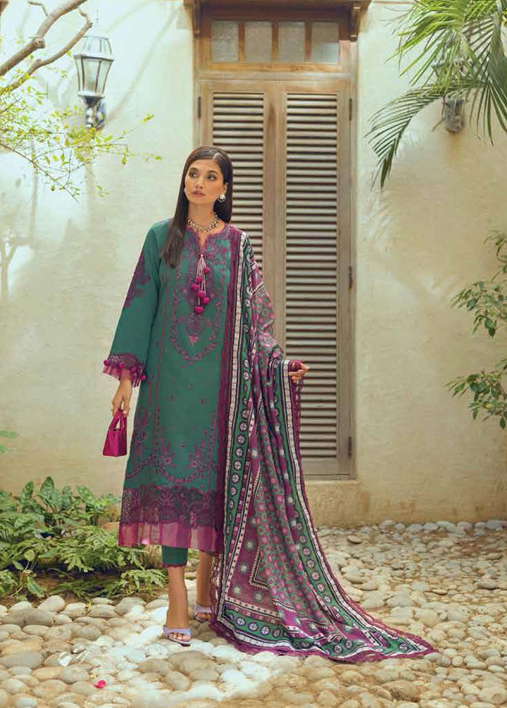 Roheenaz Embroidered Khaddar Suits Unstitched 3 Piece RO22FW RNZ-22-01-A - Luxury Collection