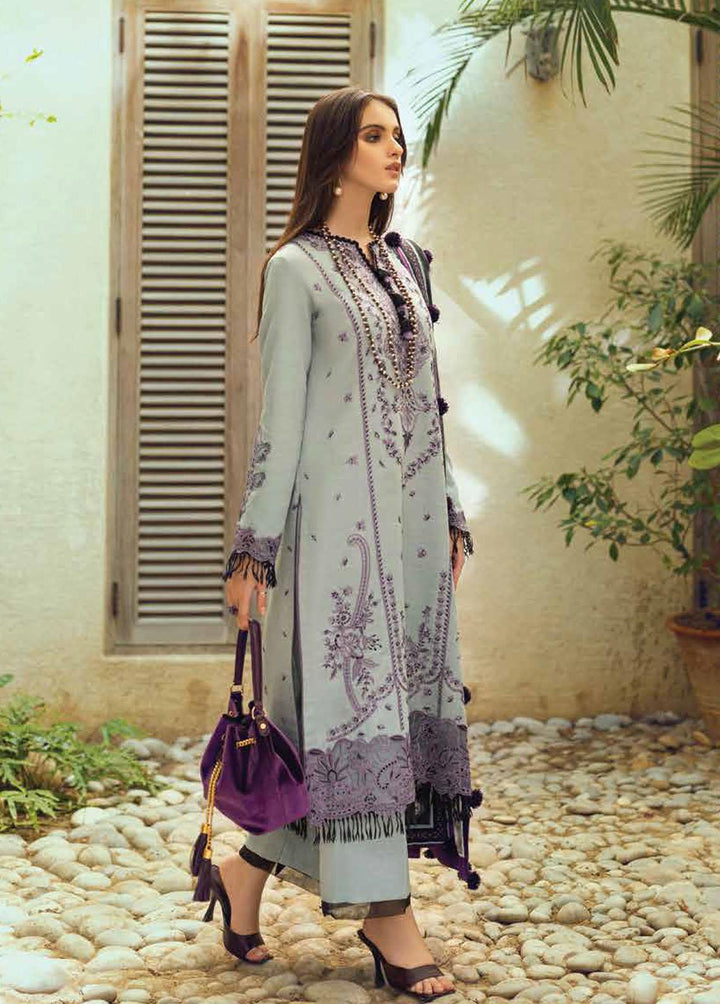 Roheenaz Embroidered Khaddar Suits Unstitched 3 Piece RO22FW RNZ-22-01-B - Luxury Collection