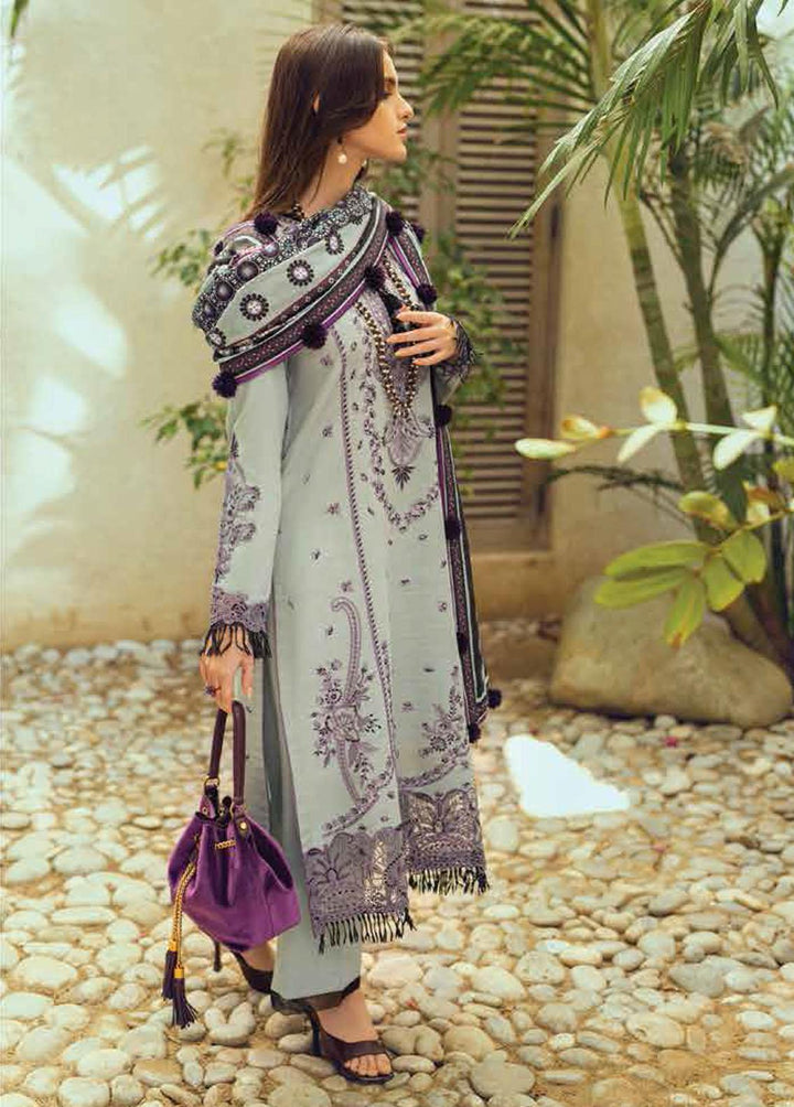 Roheenaz Embroidered Khaddar Suits Unstitched 3 Piece RO22FW RNZ-22-01-B - Luxury Collection