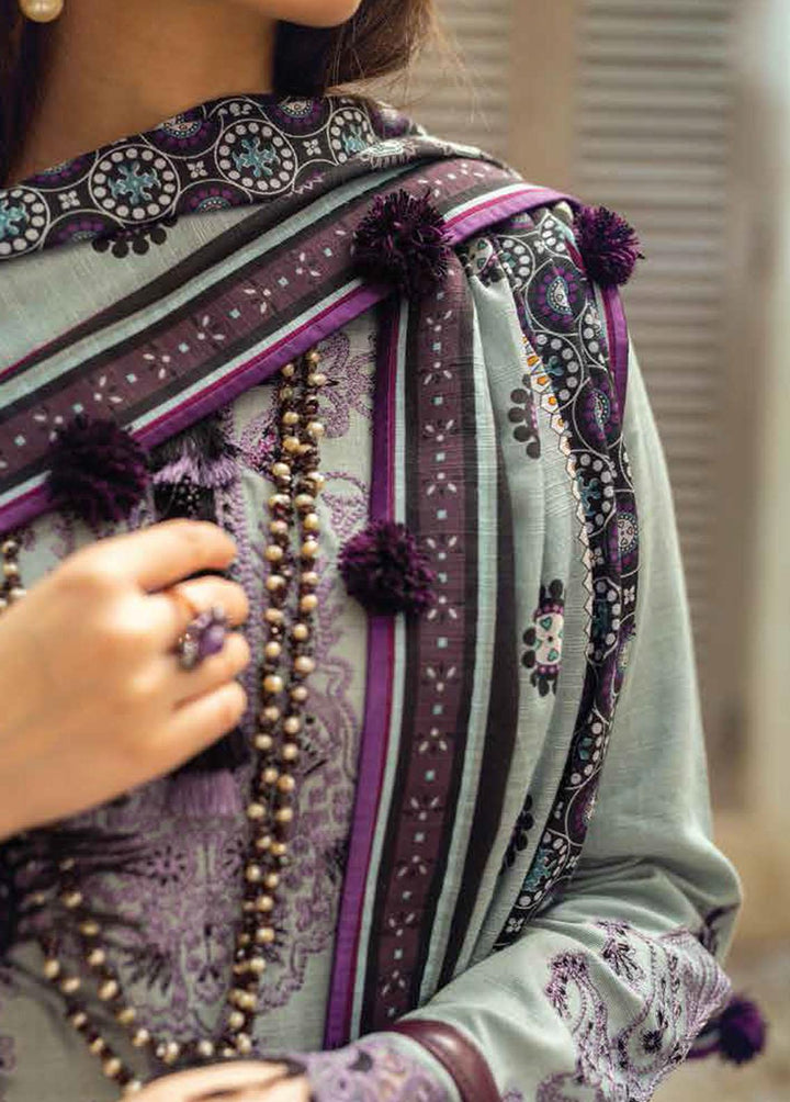 Roheenaz Embroidered Khaddar Suits Unstitched 3 Piece RO22FW RNZ-22-01-B - Luxury Collection