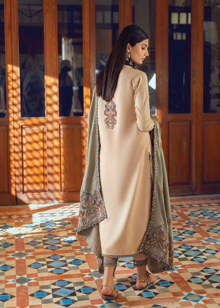 Roheenaz Embroidered Linen Suits Unstitched 3 Piece RO22FW RNZ-22-02-A - Luxury Collection