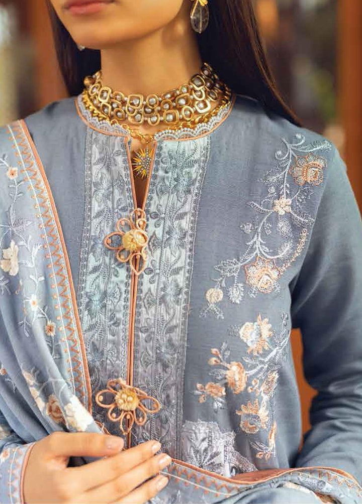 Roheenaz Embroidered Khaddar Suits Unstitched 3 Piece RO22FW RNZ-22-05B - Luxury Collection