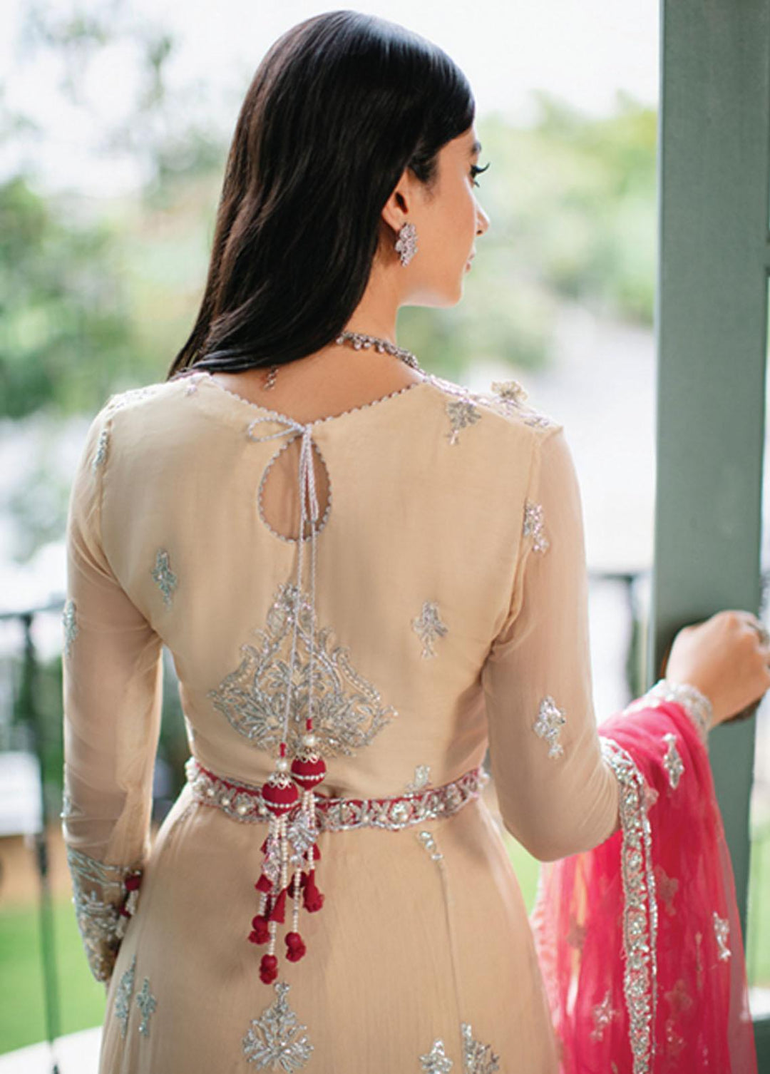 Aafreen By Roheenaz Embroidered Chiffon Suits Unstitched 4 Piece RO22KC RNZ22-01 Soraya - Luxury Collection