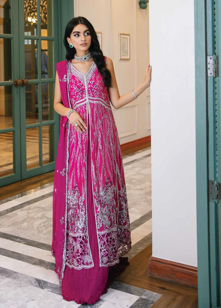 Aafreen By Roheenaz Embroidered Chiffon Suits Unstitched 4 Piece RO22KC RNZ22-04 Bahaar - Luxury Collection