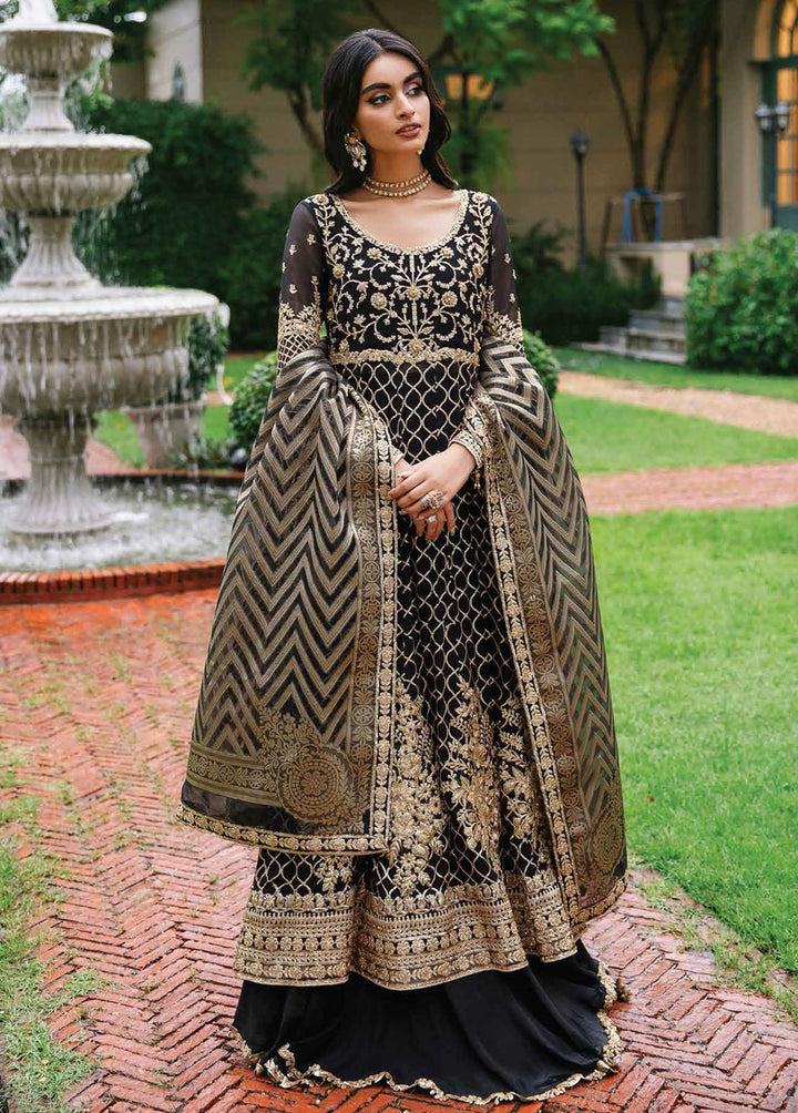 Aafreen By Roheenaz Embroidered Chiffon Suits Unstitched 4 Piece RO22KC RNZ22-09 Leena - Luxury Collection