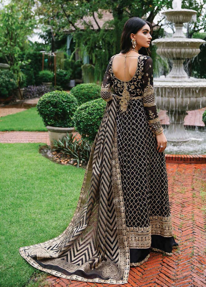 Aafreen By Roheenaz Embroidered Chiffon Suits Unstitched 4 Piece RO22KC RNZ22-09 Leena - Luxury Collection