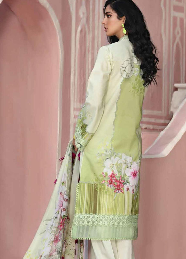 Roheenaz Embroidered Lawn Suits Unstitched 3 Piece RO21S 2B - Summer Collection