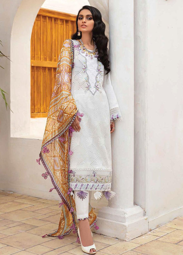 Roheenaz Embroidered Lawn Suits Unstitched 3 Piece RO22S-1 RNZ-08-B Day Dream - Summer Collection