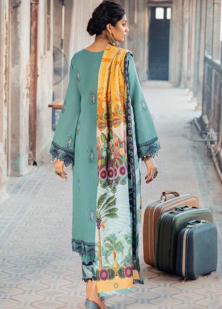 Roheenaz Embroidered Khaddar Suits Unstitched 3 Piece RO21WF RNW21-1B - Winter Collection
