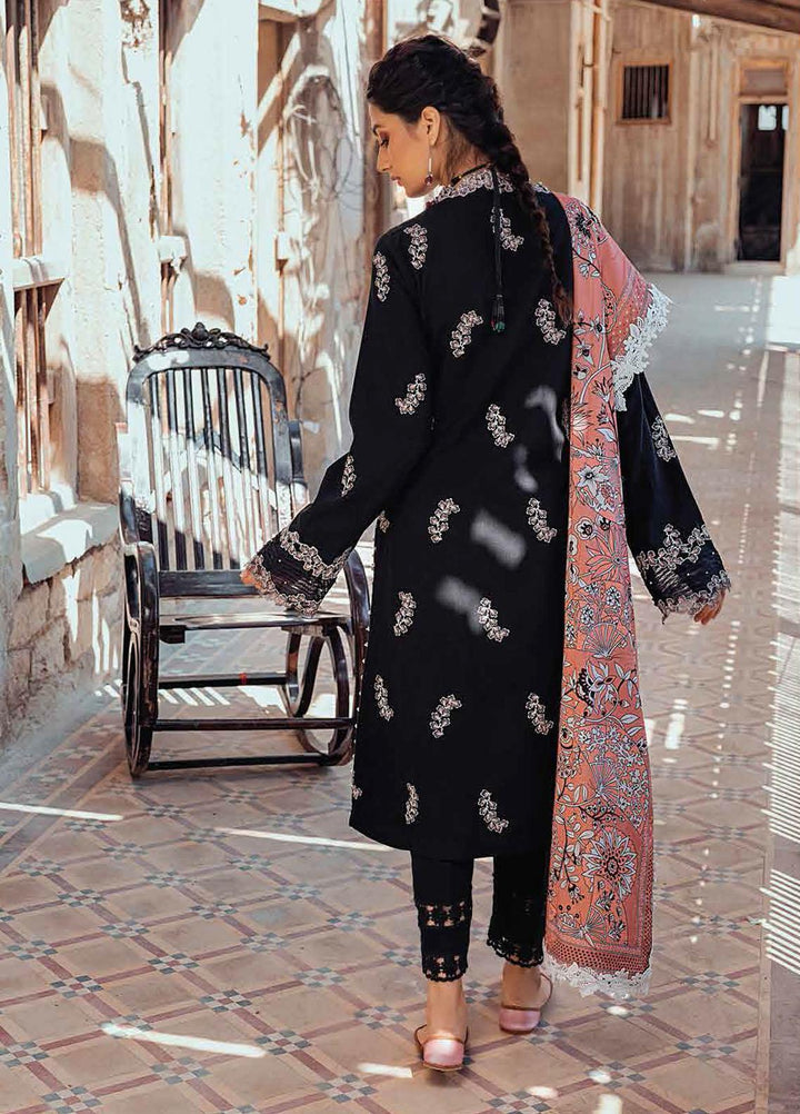 Roheenaz Embroidered Linen Suits Unstitched 3 Piece RO21WF RNW21-2A - Winter Collection