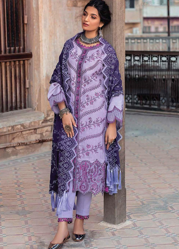 Roheenaz Embroidered Khaddar Suits Unstitched 3 Piece RO21WF RNW21-4A - Winter Collection