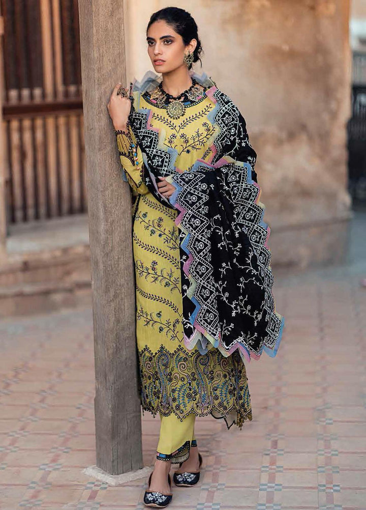 Roheenaz Embroidered Khaddar Suits Unstitched 3 Piece RO21WF RNW21-4B - Winter Collection