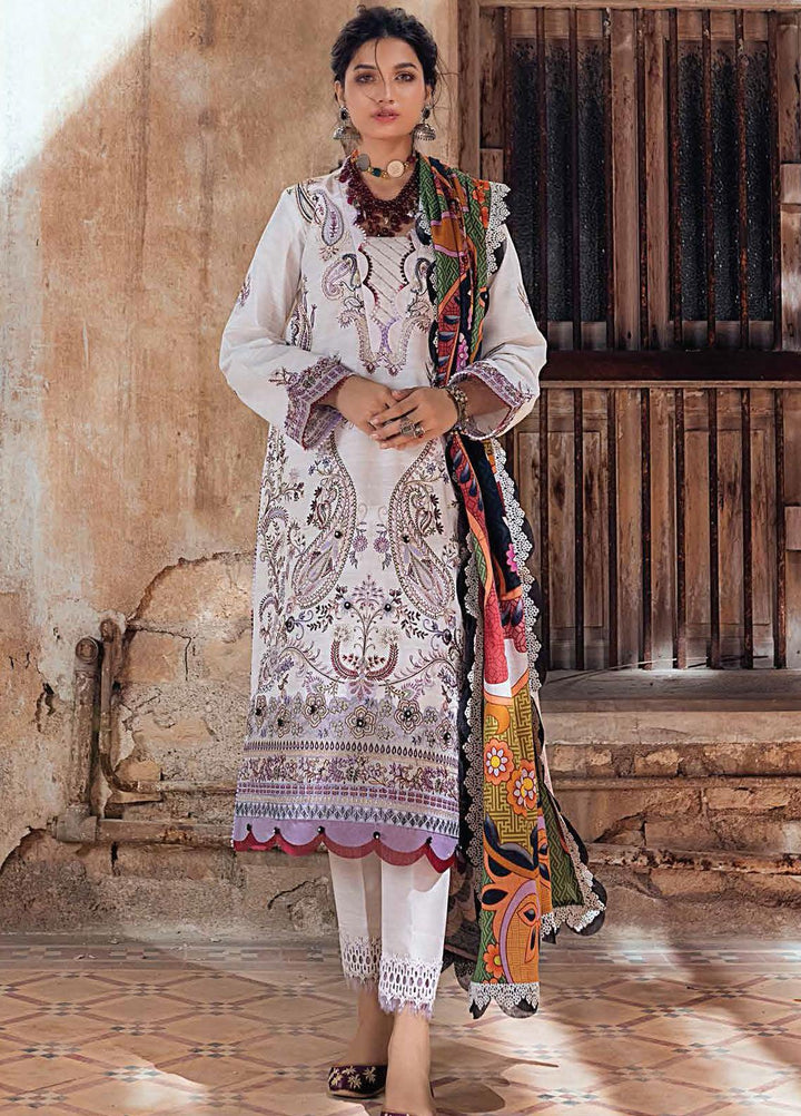 Roheenaz Embroidered Khaddar Suits Unstitched 3 Piece RO21WF RNW21-5A - Winter Collection