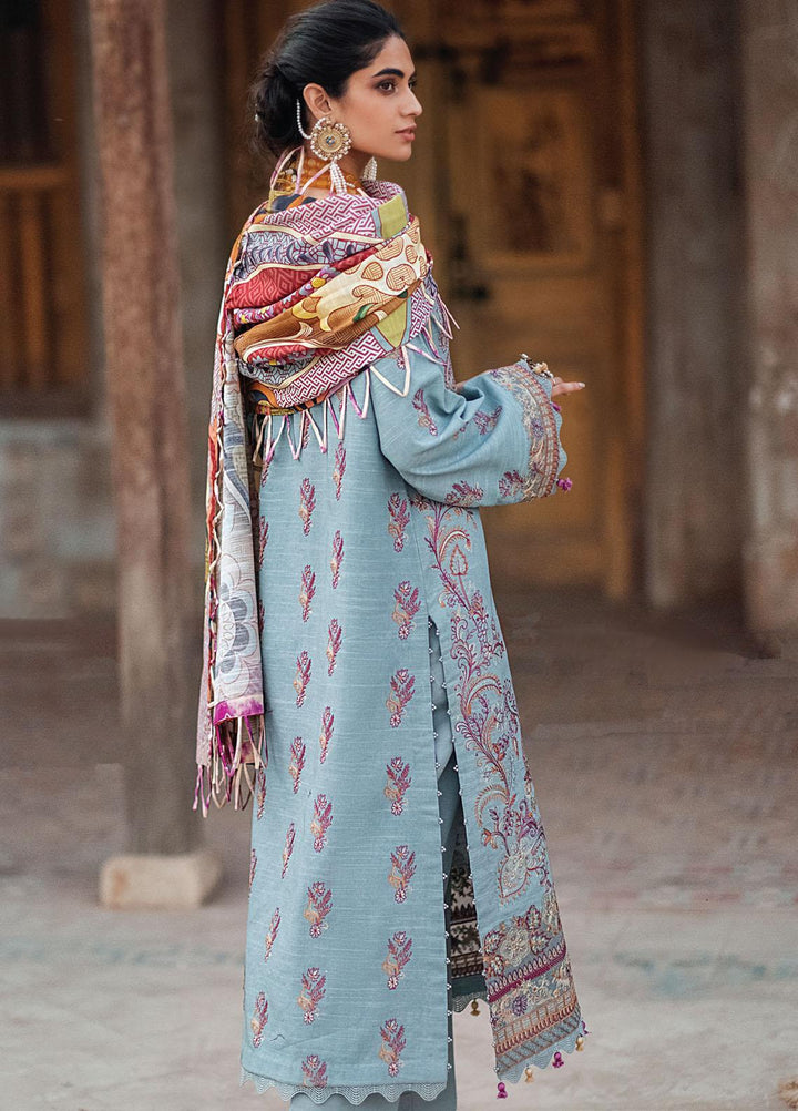 Roheenaz Embroidered Khaddar Suits Unstitched 3 Piece RO21WF RNW21-5B - Winter Collection