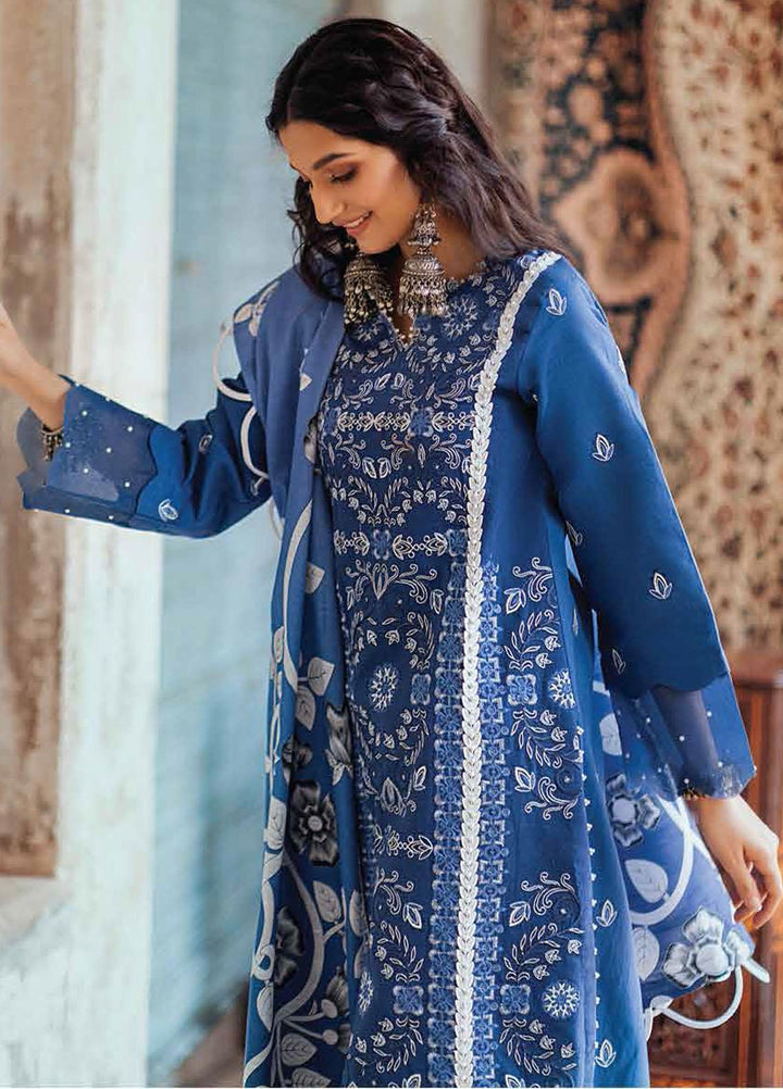 Roheenaz Embroidered Khaddar Suits Unstitched 3 Piece RO21WF RNW21-6A - Winter Collection
