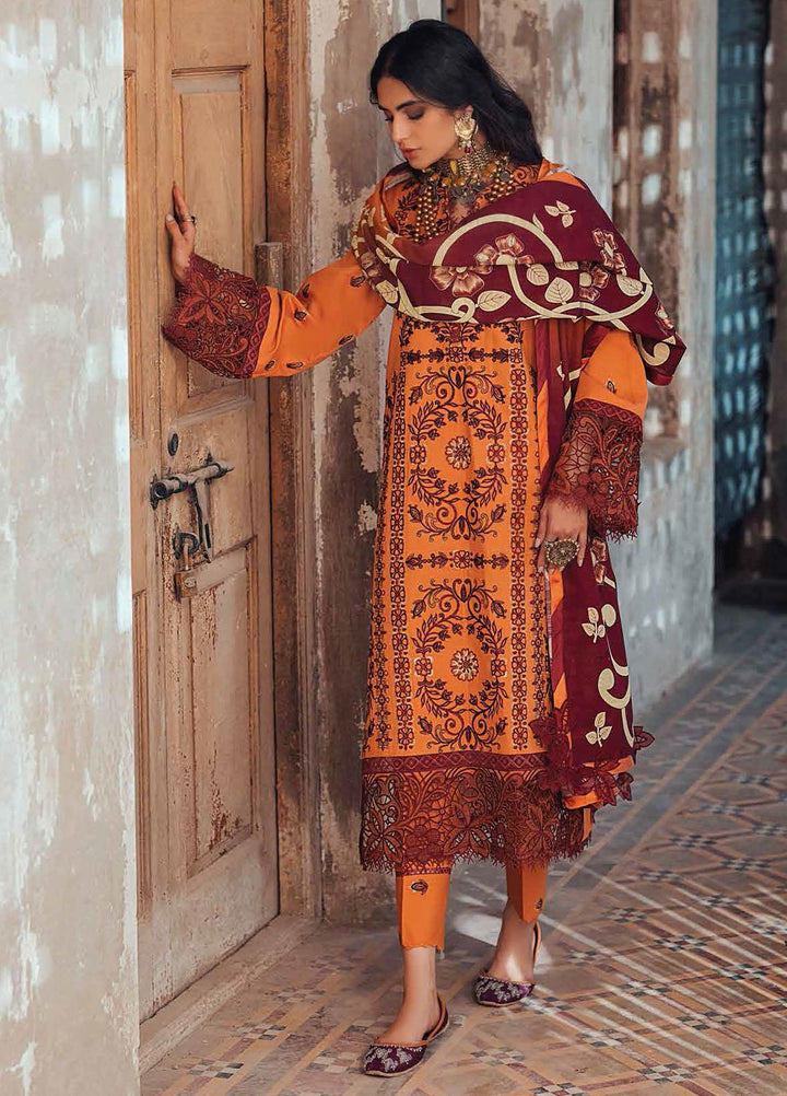 Roheenaz Embroidered Khaddar Suits Unstitched 3 Piece RO21WF RNW21-6B - Winter Collection
