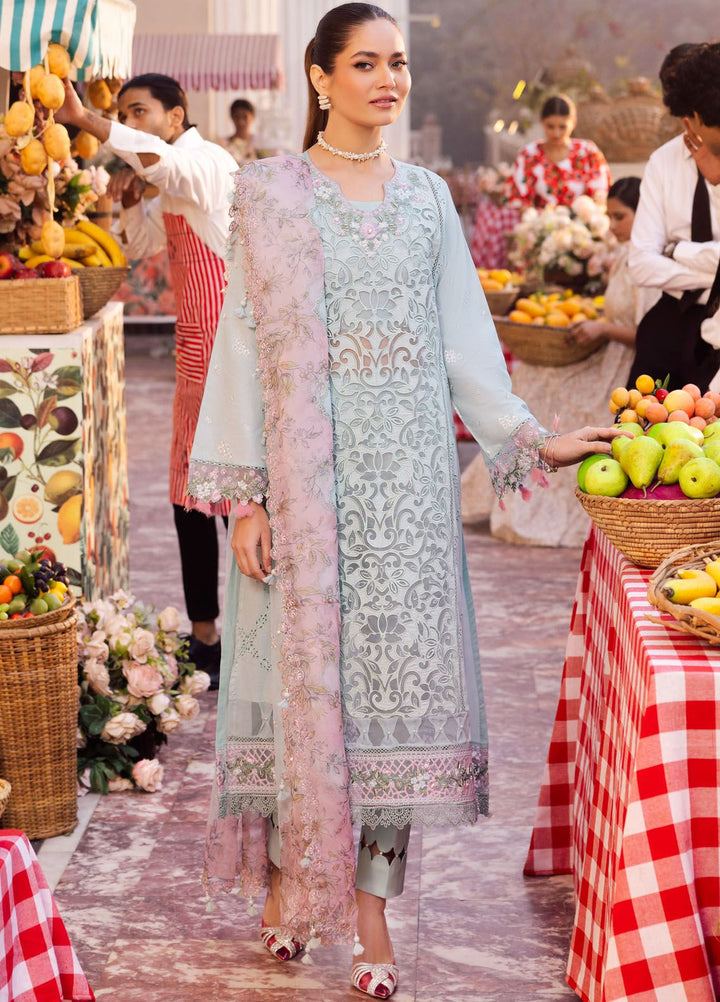 Roman Holiday By Sardinia Embroidered Lawn Suit Unstitched 3 Piece SRD24RH Celia SR208 - Luxury Collection