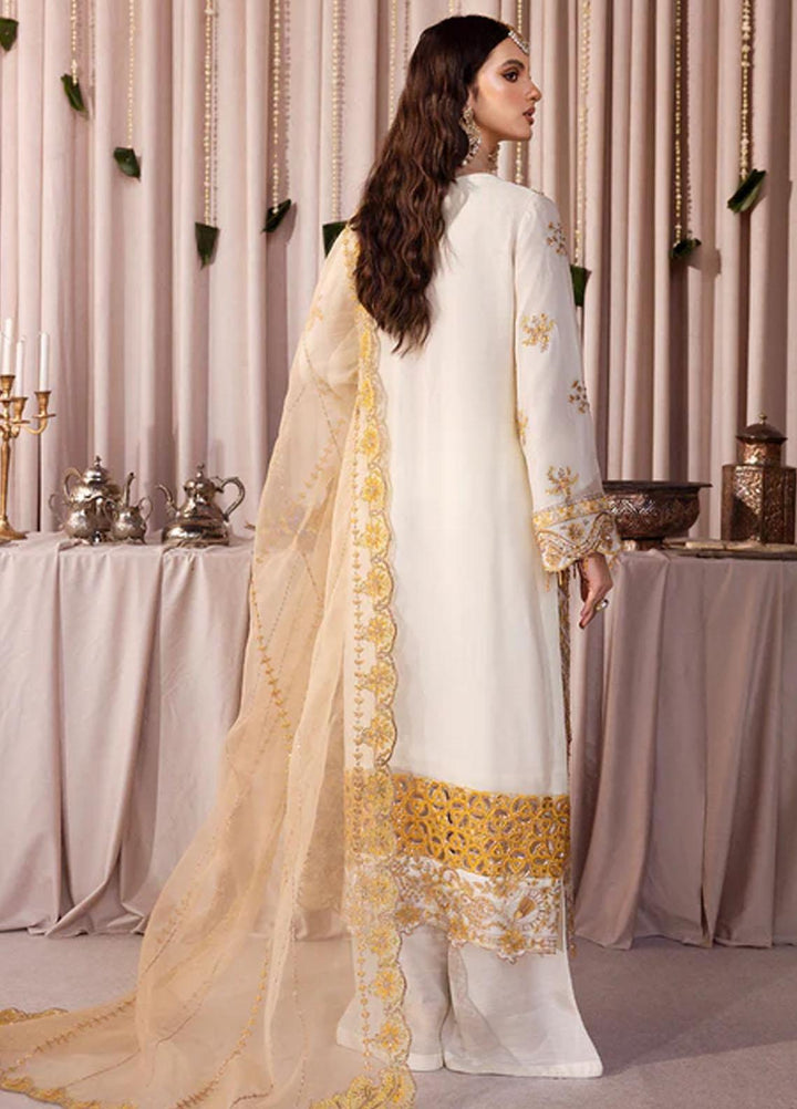 Romansiyyah By Emaan Adeel Embroidered Chiffon Suits Unstitched 3 Piece EA23RS Chantel - Luxury Collection