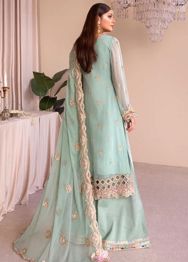 Romansiyyah By Emaan Adeel Embroidered Chiffon Suits Unstitched 3 Piece EA23RS Dalilah - Luxury Collection