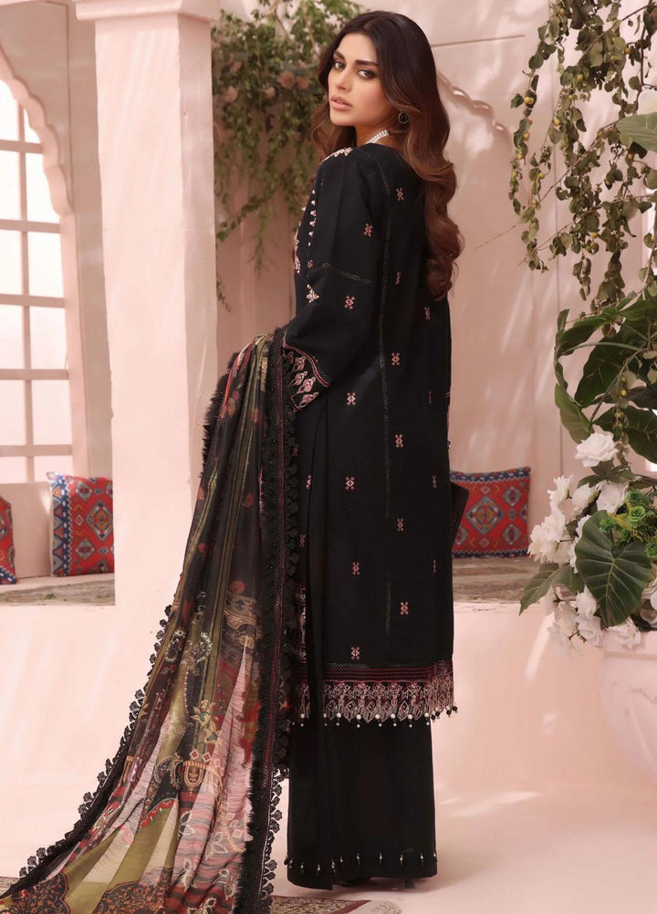 Roohi By Aahang Embroidered Lawn Suits Unstitched 3 Piece ANG23R Leila - Summer Collection