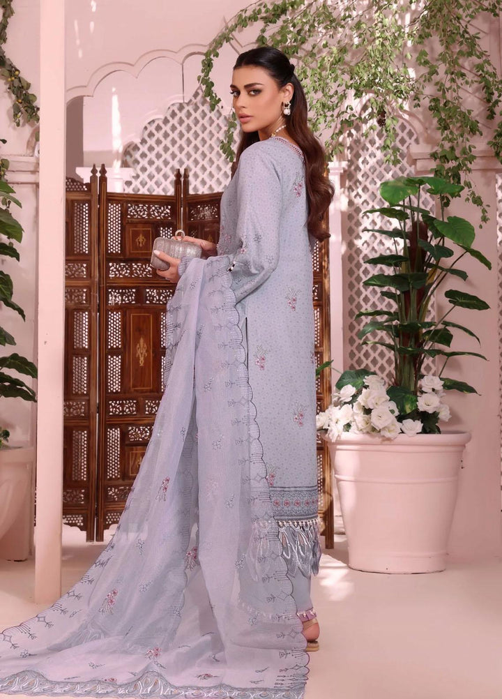 Roohi By Aahang Embroidered Lawn Suits Unstitched 3 Piece ANG23R Laima - Summer Collection