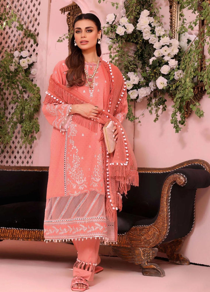 Roohi By Aahang Embroidered Lawn Suits Unstitched 3 Piece ANG23R Irha - Summer Collection