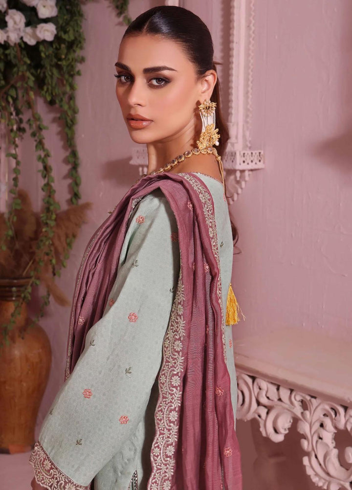 Roohi By Aahang Embroidered Lawn Suits Unstitched 3 Piece ANG23R Maha - Summer Collection