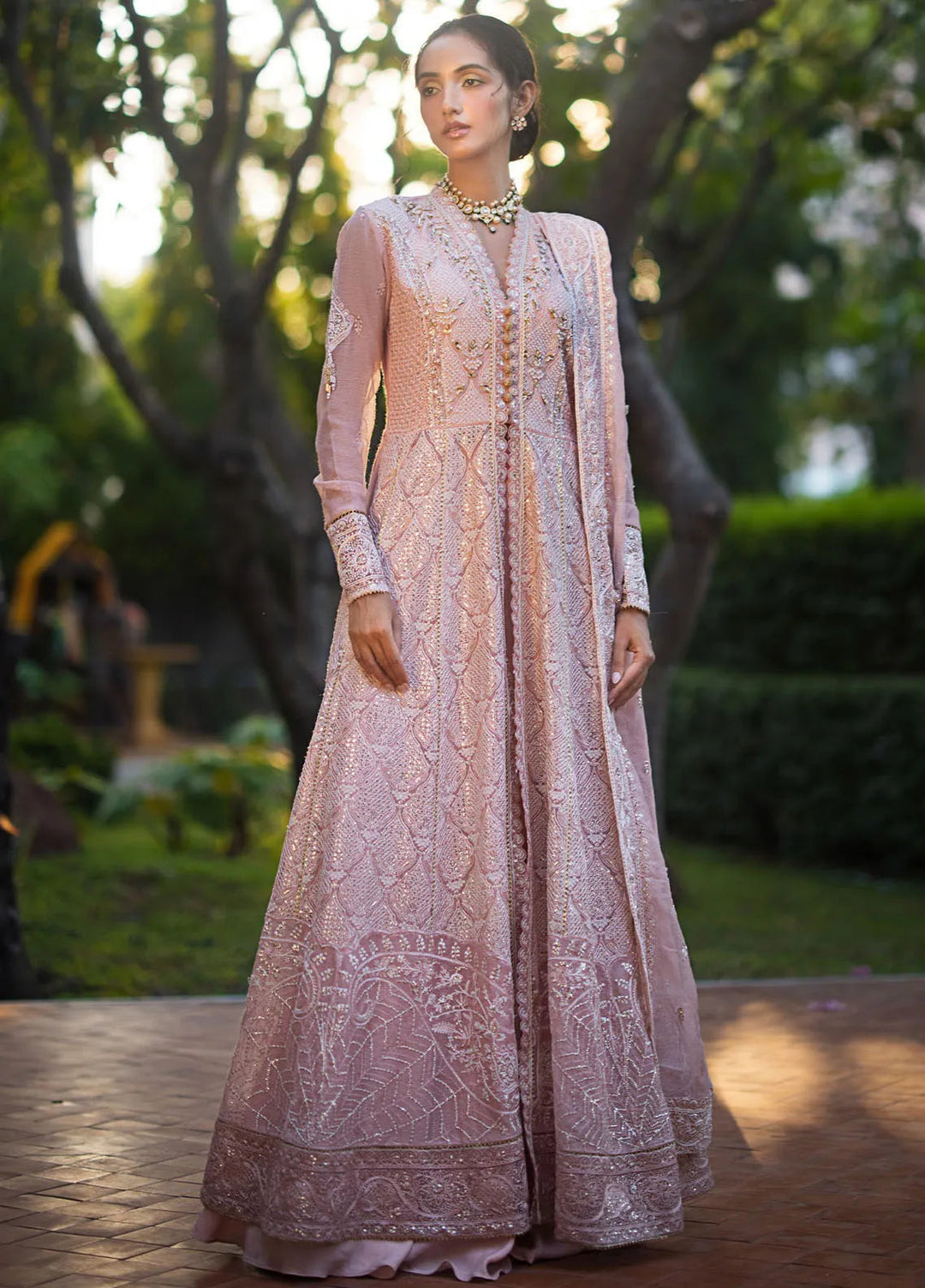 Roohi By Mushq Embroidered Organza Suit Unstitched 4 Piece MQ24R Aanya - Luxury Collection