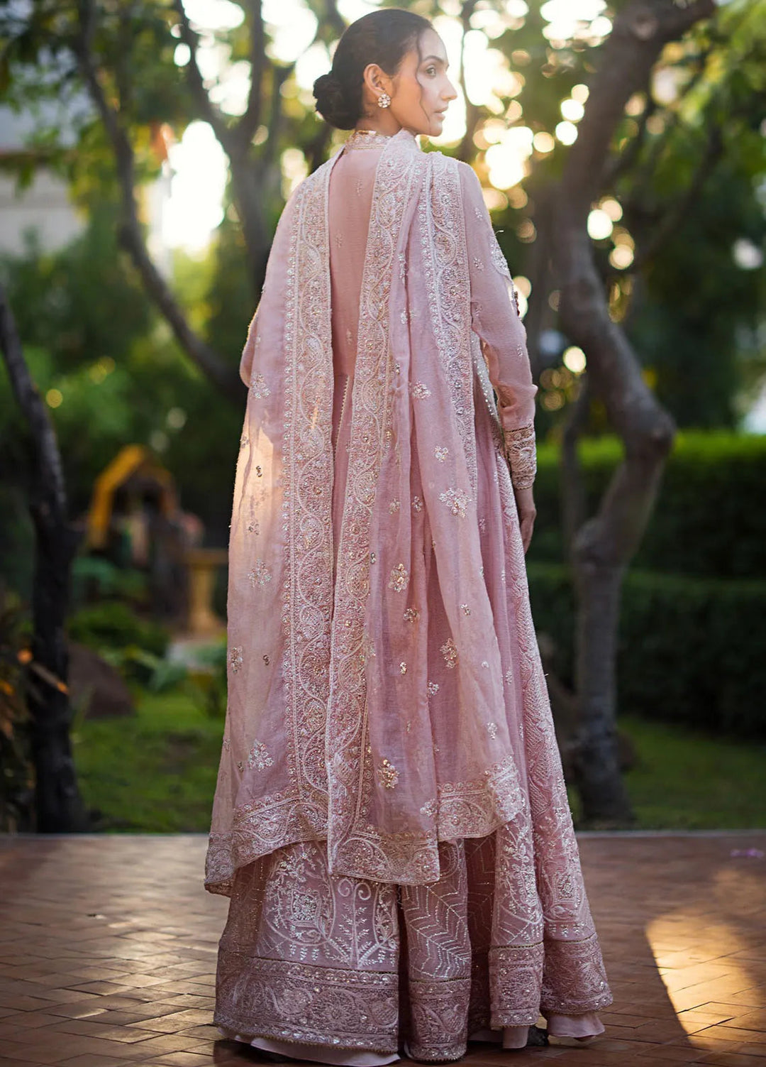 Roohi By Mushq Embroidered Organza Suit Unstitched 4 Piece MQ24R Aanya - Luxury Collection