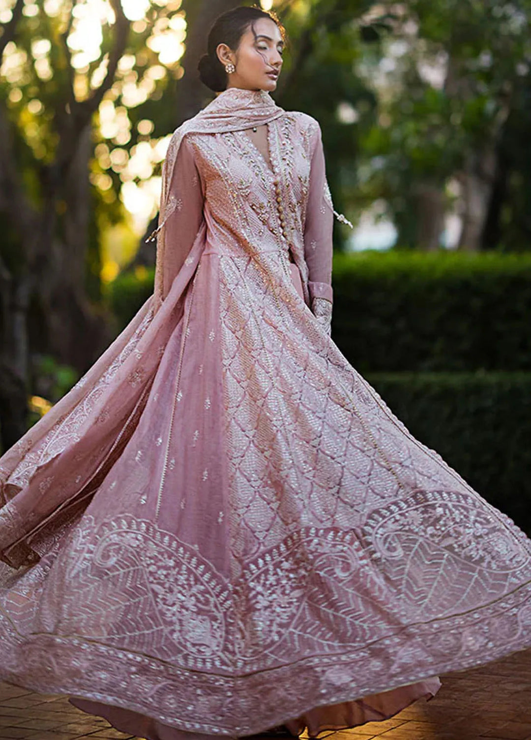 Roohi By Mushq Embroidered Organza Suit Unstitched 4 Piece MQ24R Aanya - Luxury Collection