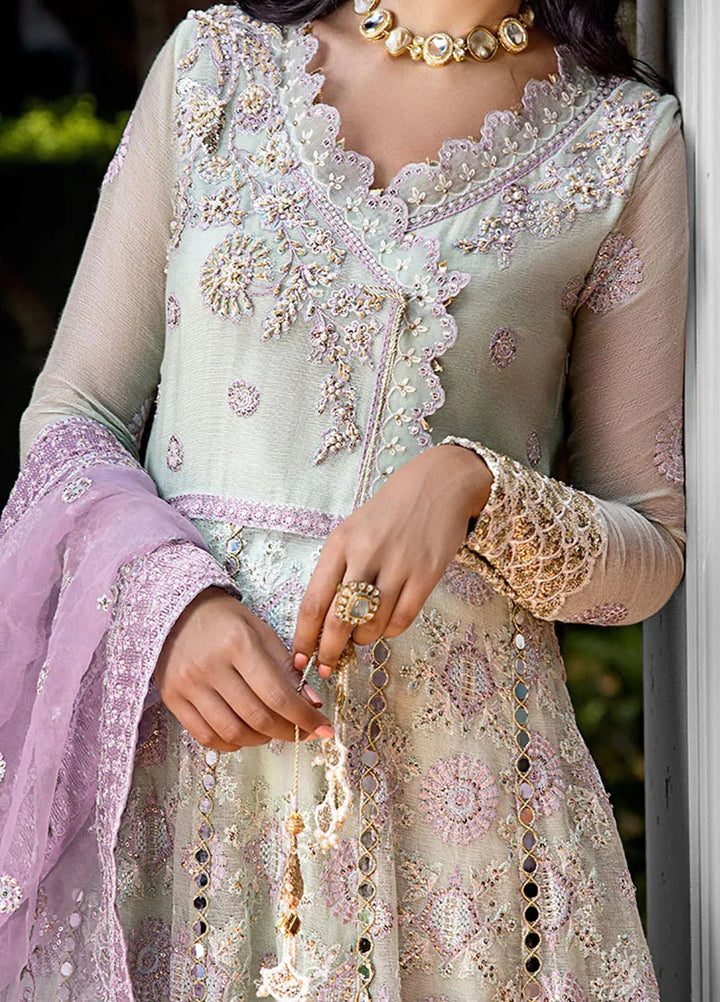 Roohi By Mushq Embroidered Organza Suit Unstitched 4 Piece MQ24R Aara - Luxury Collection