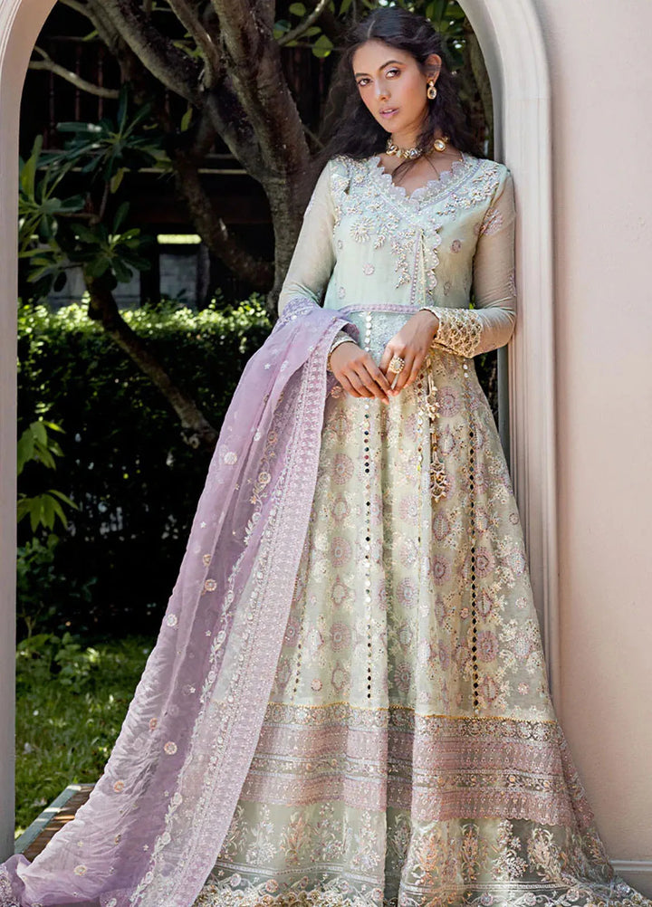 Roohi By Mushq Embroidered Organza Suit Unstitched 4 Piece MQ24R Aara - Luxury Collection
