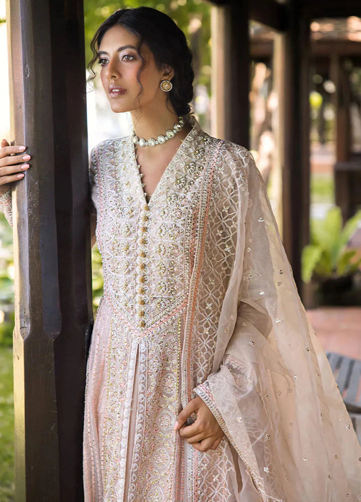 Roohi By Mushq Embroidered Organza Suit Unstitched 4 Piece MQ24R Anika - Luxury Collection