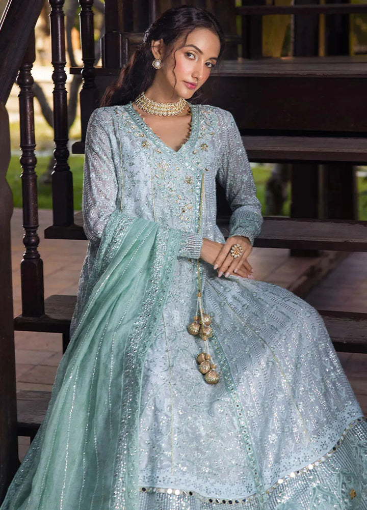 Roohi By Mushq Embroidered Organza Suit Unstitched 4 Piece MQ24R Diya - Luxury Collection