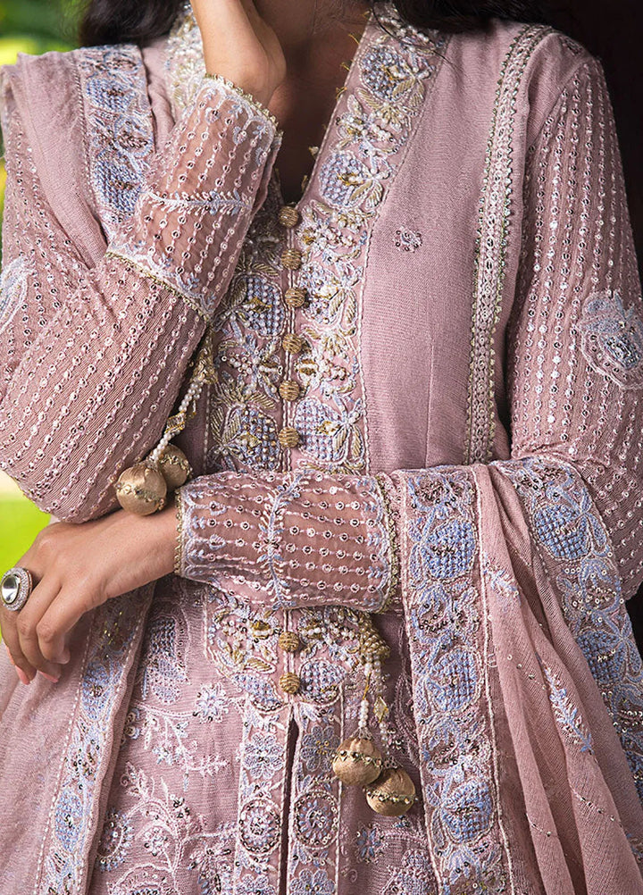 Roohi By Mushq Embroidered Organza Suit Unstitched 4 Piece MQ24R Janvi - Luxury Collection