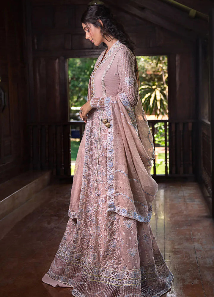 Roohi By Mushq Embroidered Organza Suit Unstitched 4 Piece MQ24R Janvi - Luxury Collection