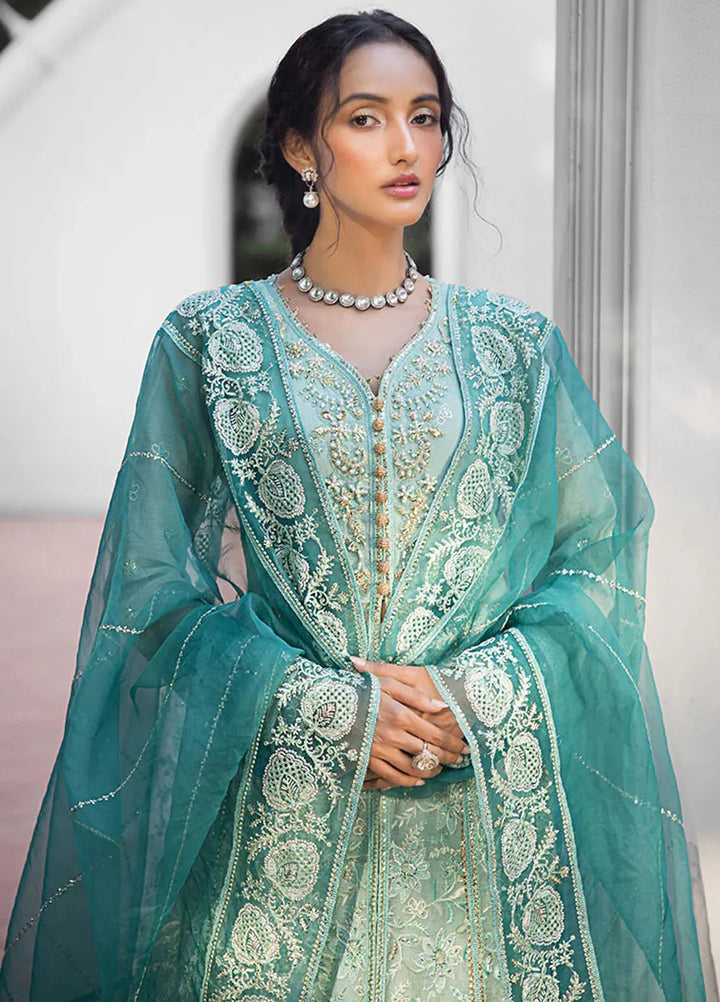 Roohi By Mushq Embroidered Organza Suit Unstitched 4 Piece MQ24R Meera - Luxury Collection